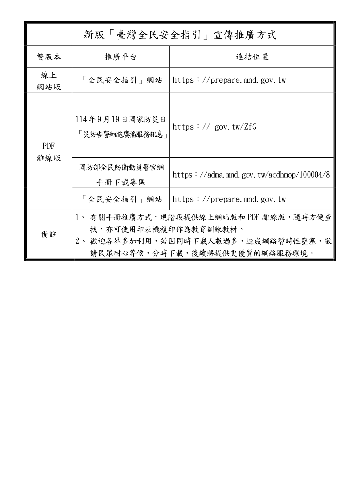 《當危機來臨時：臺灣全民安全指引》
