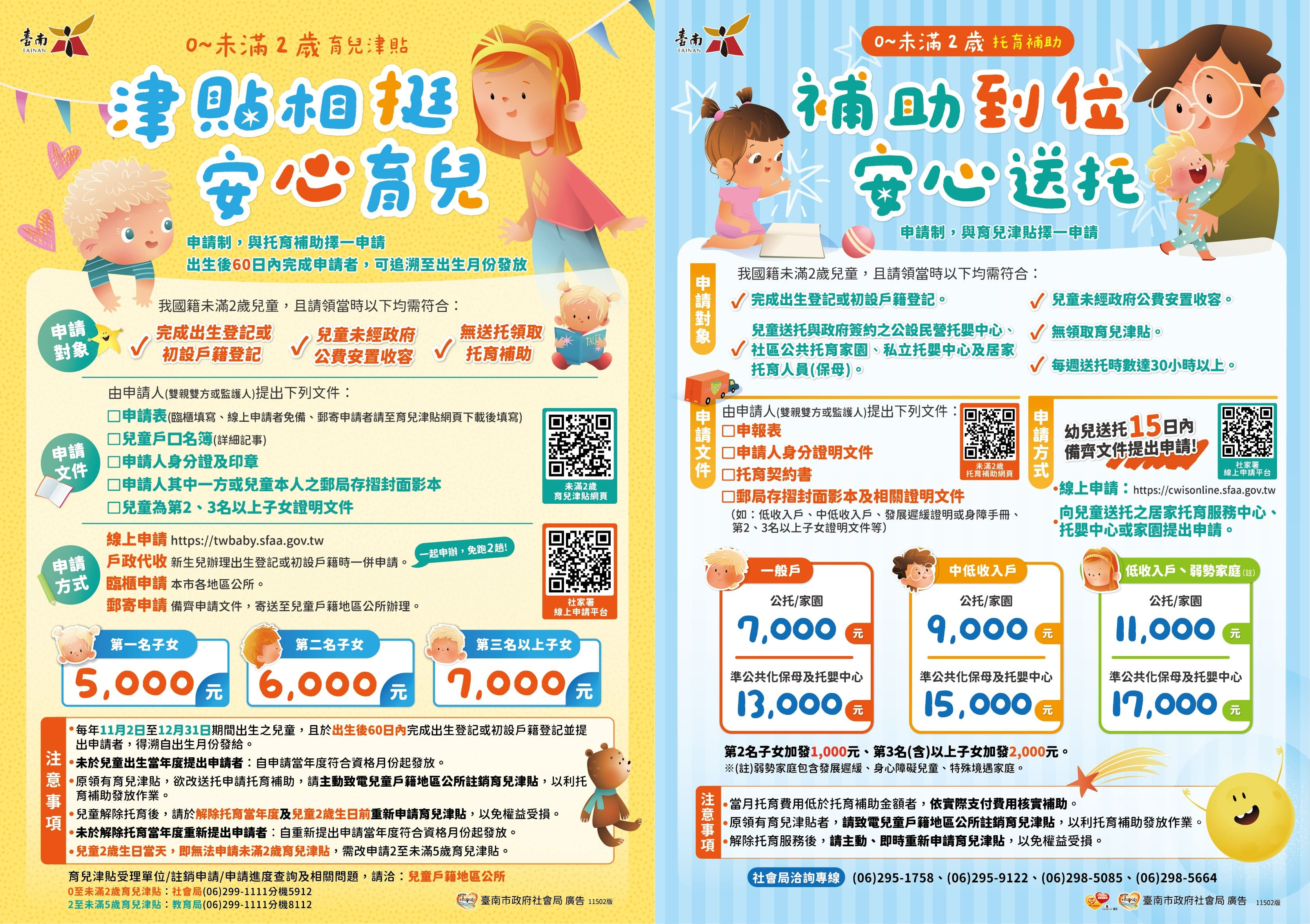 育兒津貼托育補助